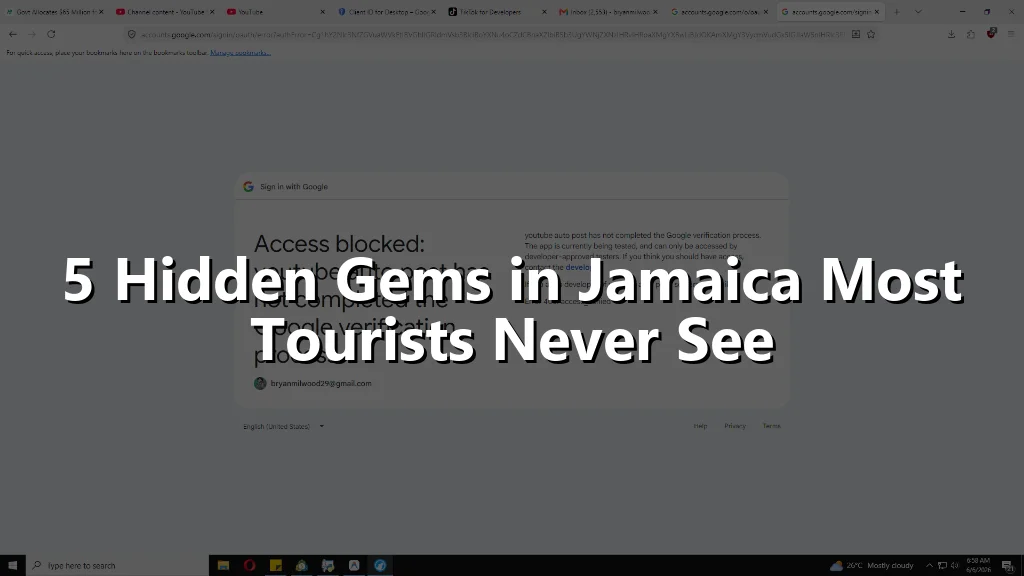 5 Hidden Gems in Jamaica Most Tourists Never See