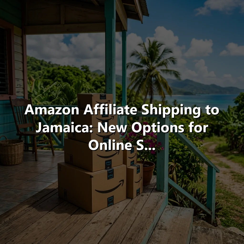 Amazon Affiliate Shipping to Jamaica: New Options for Online S...