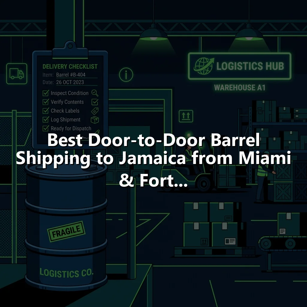 Best Door-to-Door Barrel Shipping to Jamaica from Miami & Fort...
