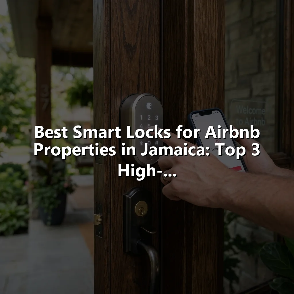 Best Smart Locks for Airbnb Properties in Jamaica: Top 3 High-...