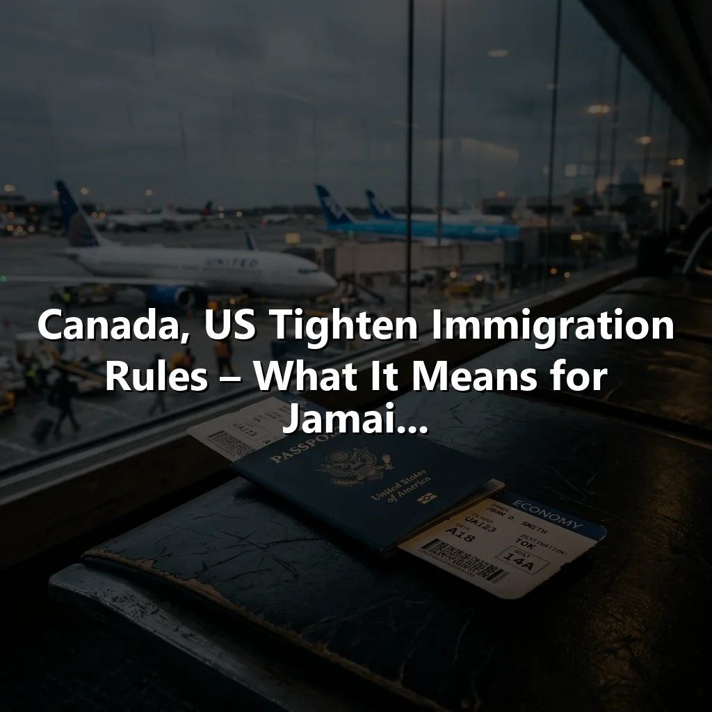 Canada, US Tighten Immigration Rules – What It Means for Jamai...