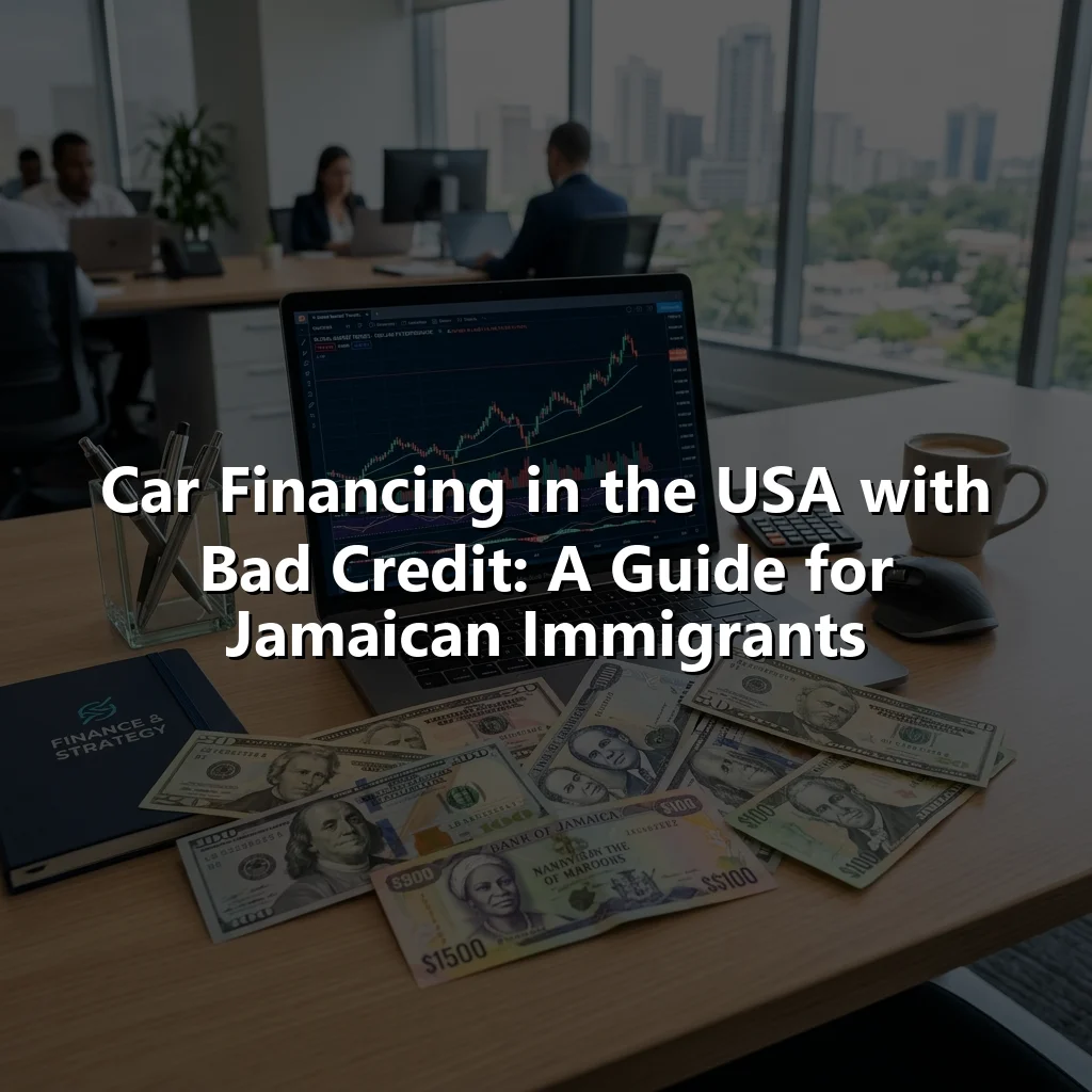Car Financing in the USA with Bad Credit: A Guide for Jamaican Immigrants
