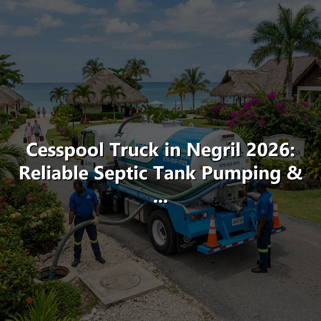 Cesspool Truck in Negril 2026: Reliable Septic Tank Pumping & ...