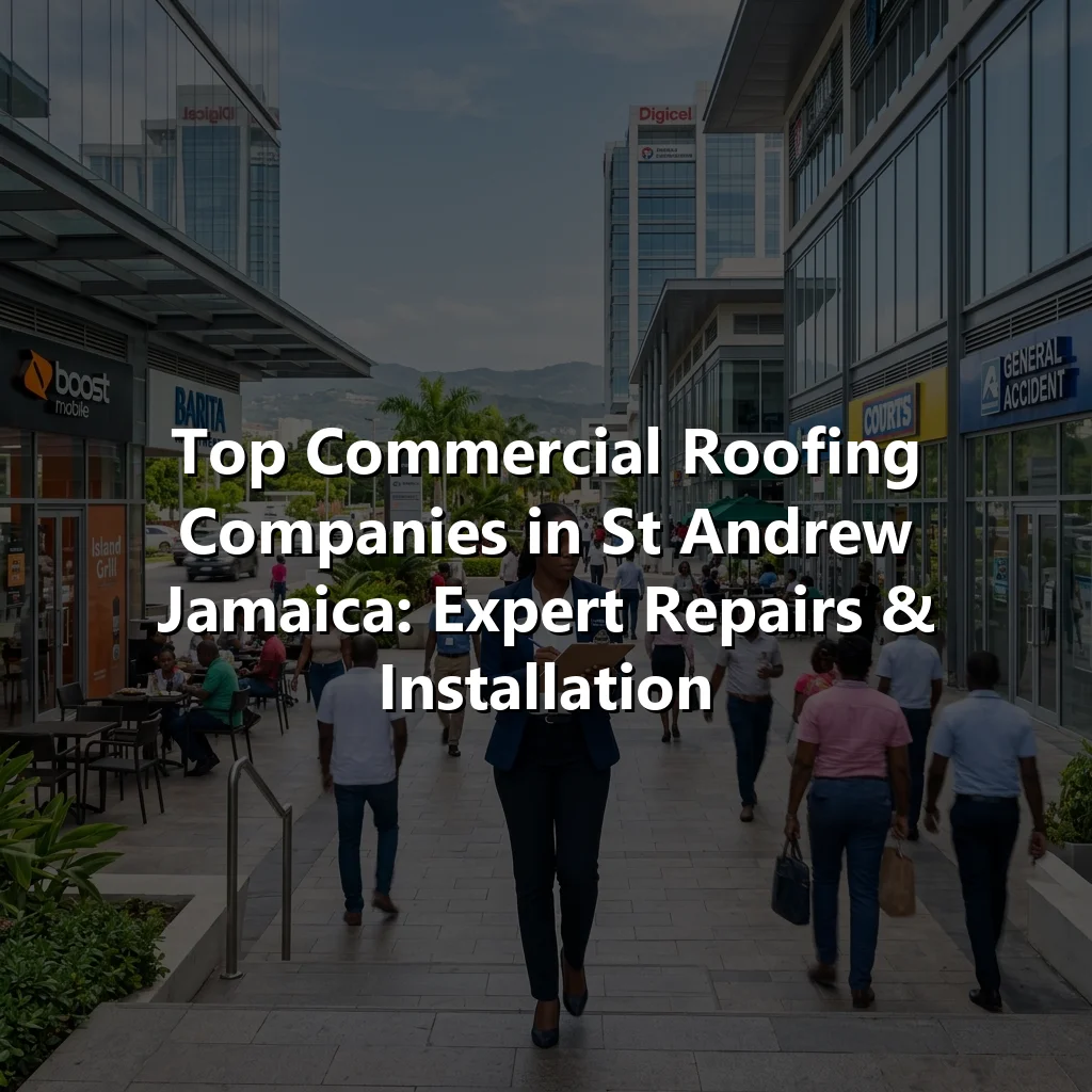 Top Commercial Roofing Companies in St Andrew Jamaica: Expert Repairs & Installation