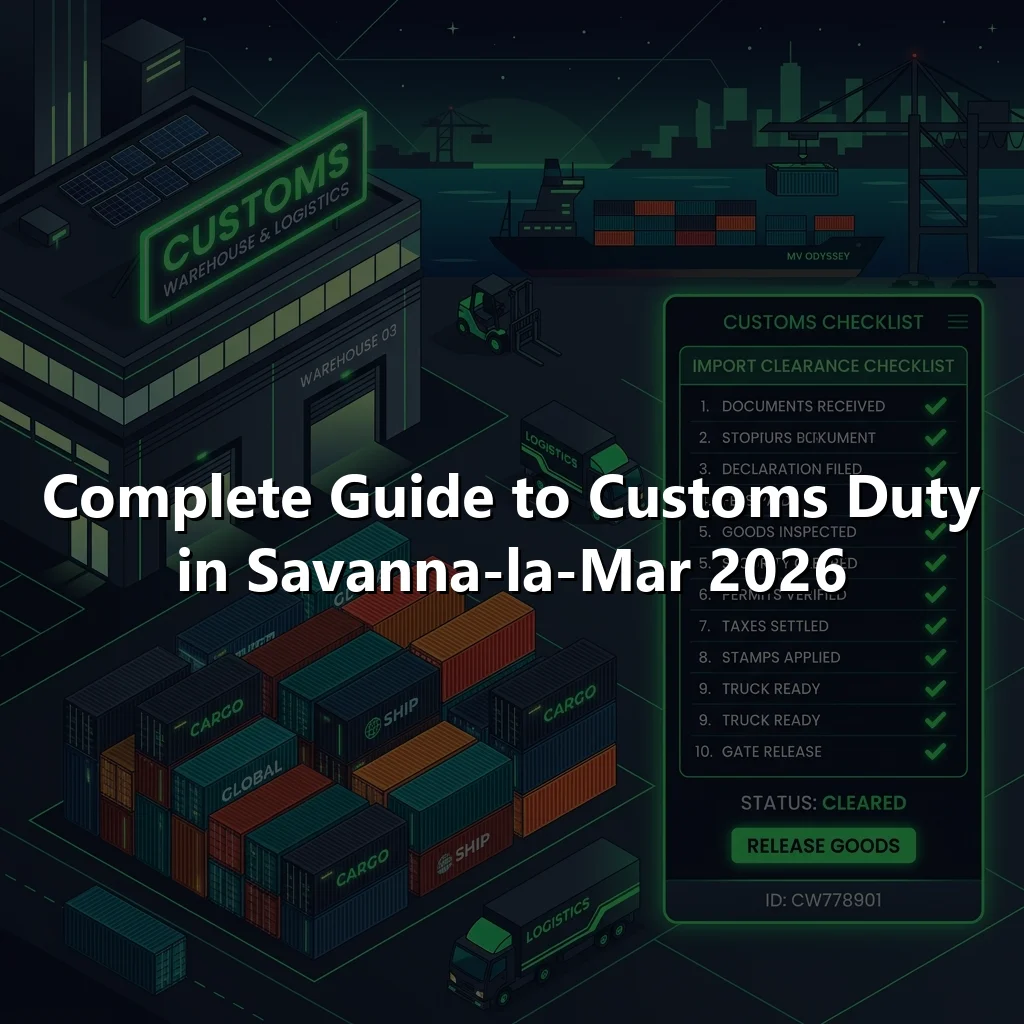 Complete Guide to Customs Duty in Savanna-la-Mar 2026