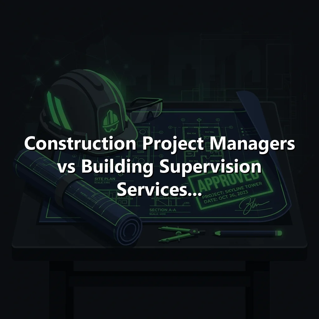 Construction Project Managers vs Building Supervision Services...
