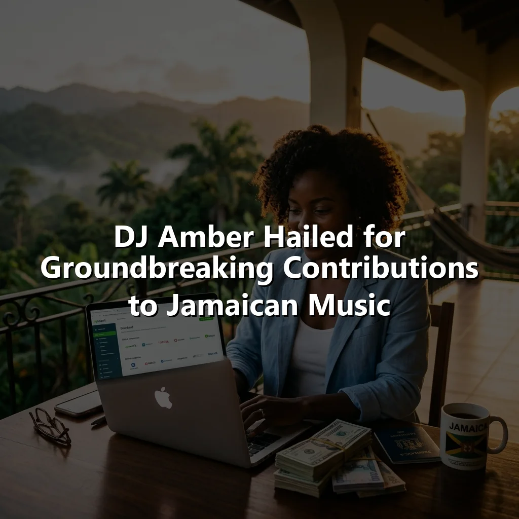 DJ Amber Hailed for Groundbreaking Contributions to Jamaican Music