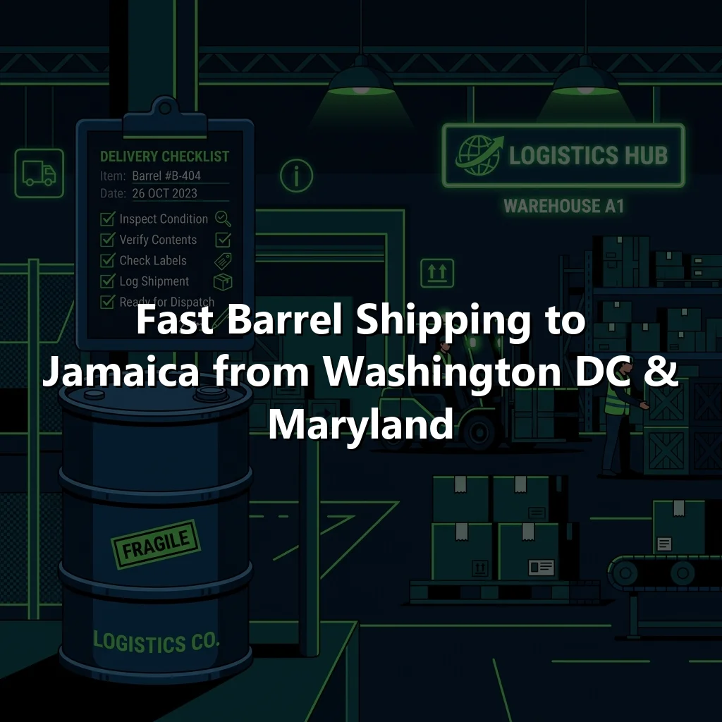 Fast Barrel Shipping to Jamaica from Washington DC & Maryland