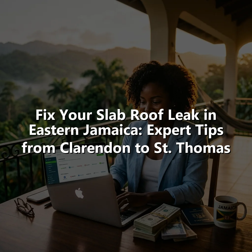 Fix Your Slab Roof Leak in Eastern Jamaica: Expert Tips from Clarendon to St. Thomas
