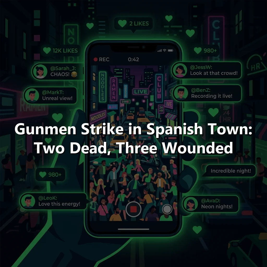 Gunmen Strike in Spanish Town: Two Dead, Three Wounded