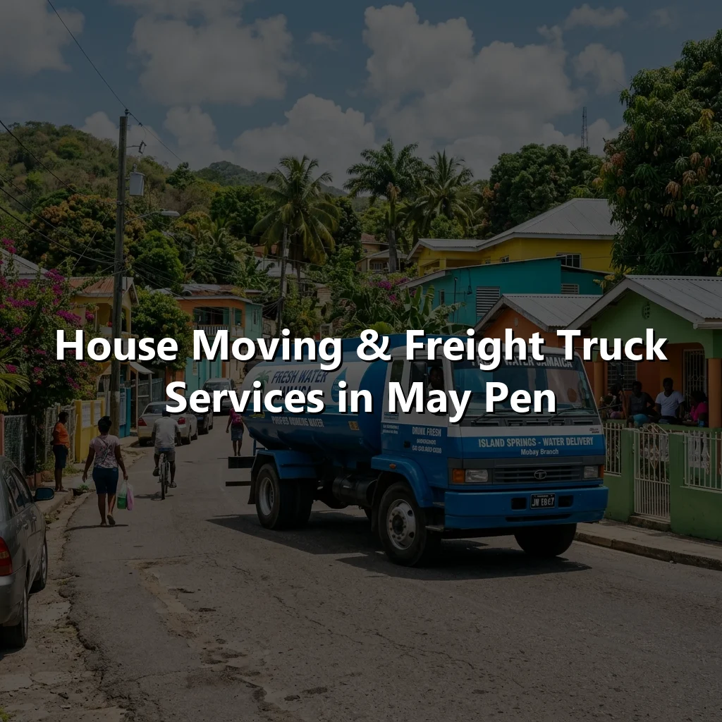 House Moving & Freight Truck Services in May Pen