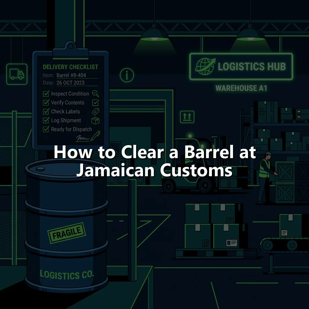 How to Clear a Barrel at Jamaican Customs