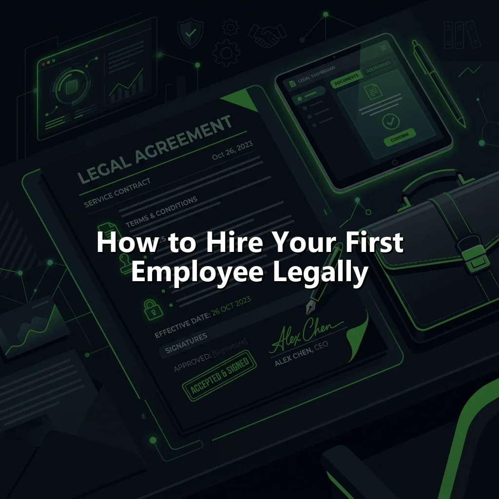 How to Hire Your First Employee Legally