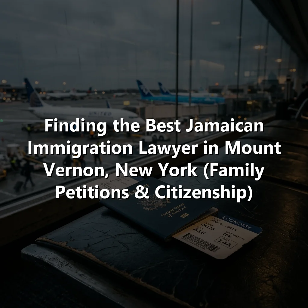 Finding the Best Jamaican Immigration Lawyer in Mount Vernon, New York (Family Petitions & Citizenship)