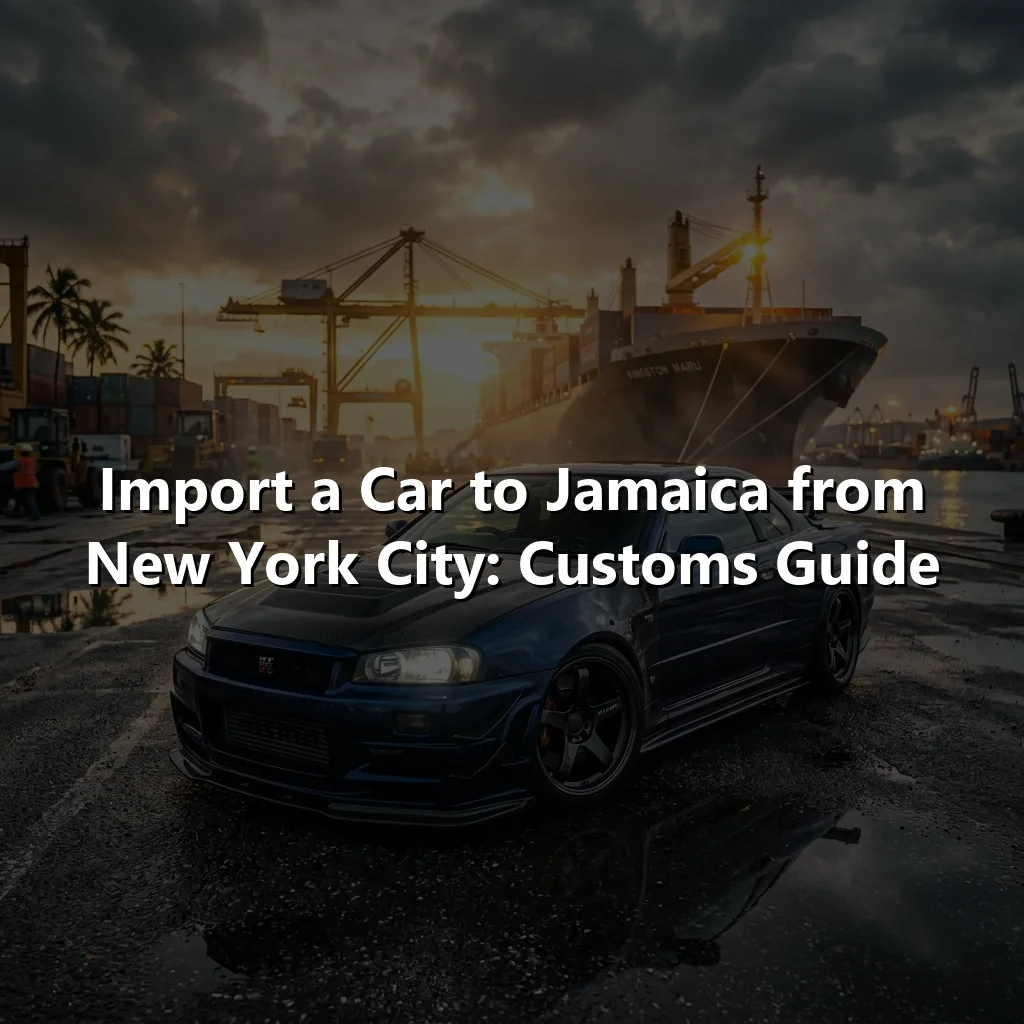 Import a Car to Jamaica from New York City: Customs Guide