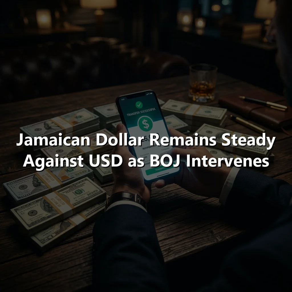 Jamaican Dollar Remains Steady Against USD as BOJ Intervenes