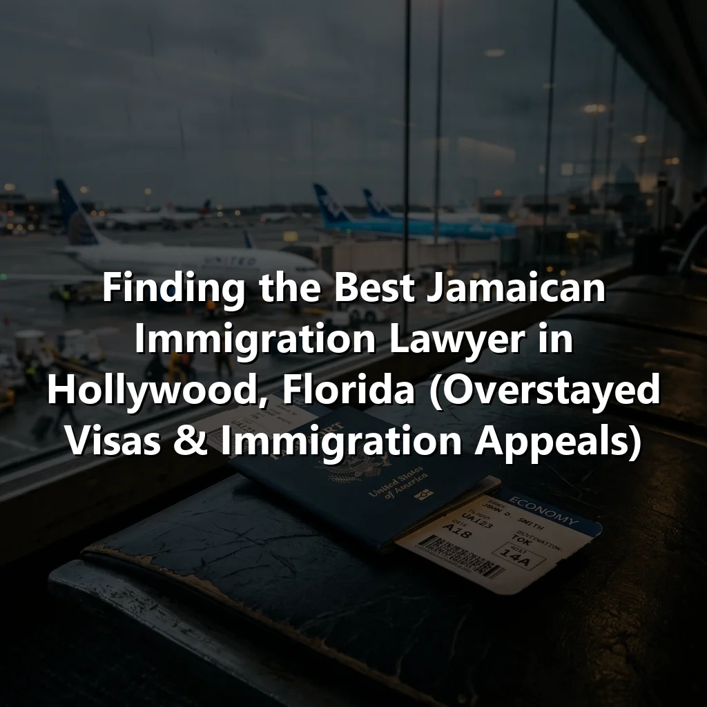Finding the Best Jamaican Immigration Lawyer in Hollywood, Florida (Overstayed Visas & Immigration Appeals)