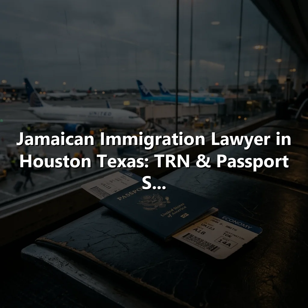 Jamaican Immigration Lawyer in Houston Texas: TRN & Passport S...