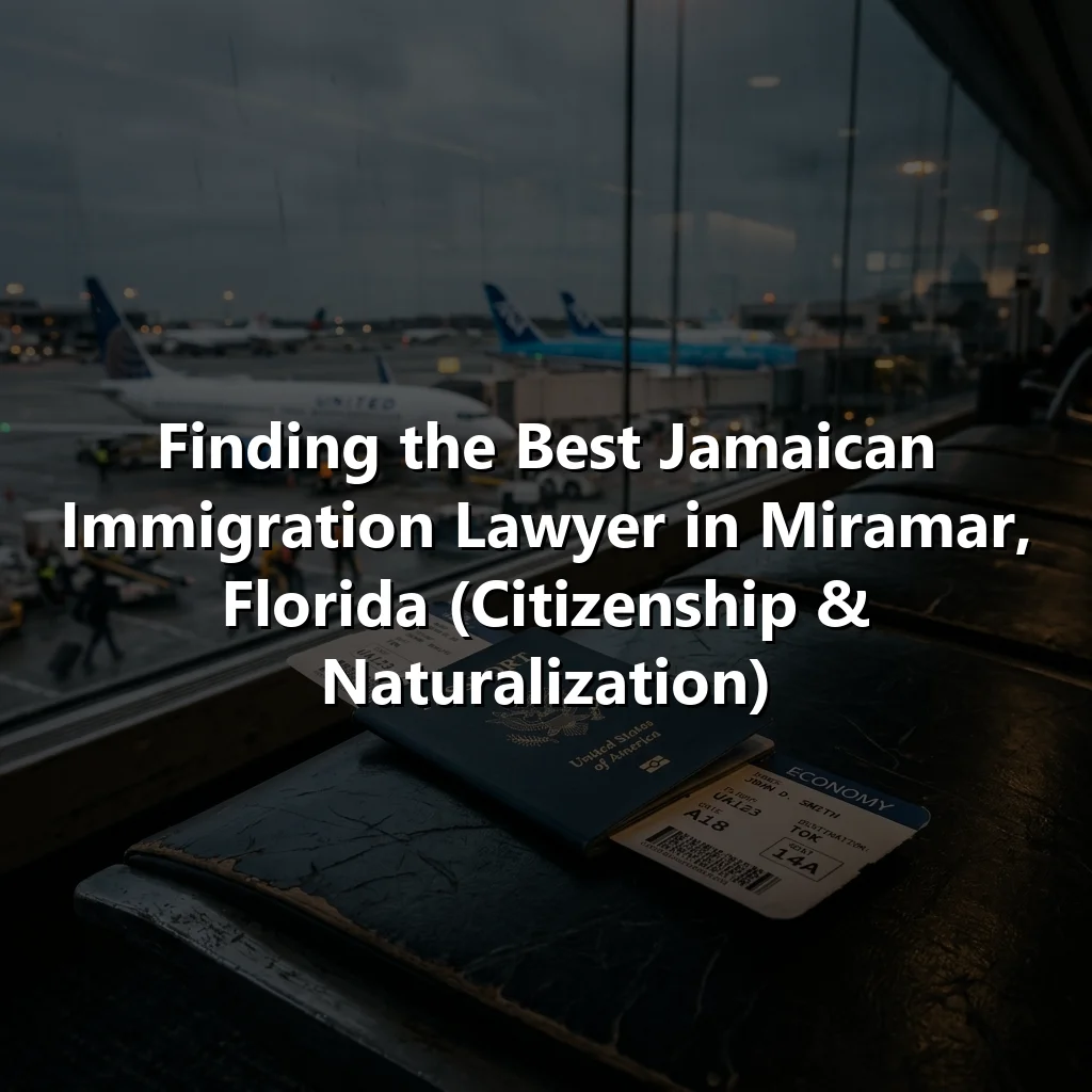 Finding the Best Jamaican Immigration Lawyer in Miramar, Florida (Citizenship & Naturalization)