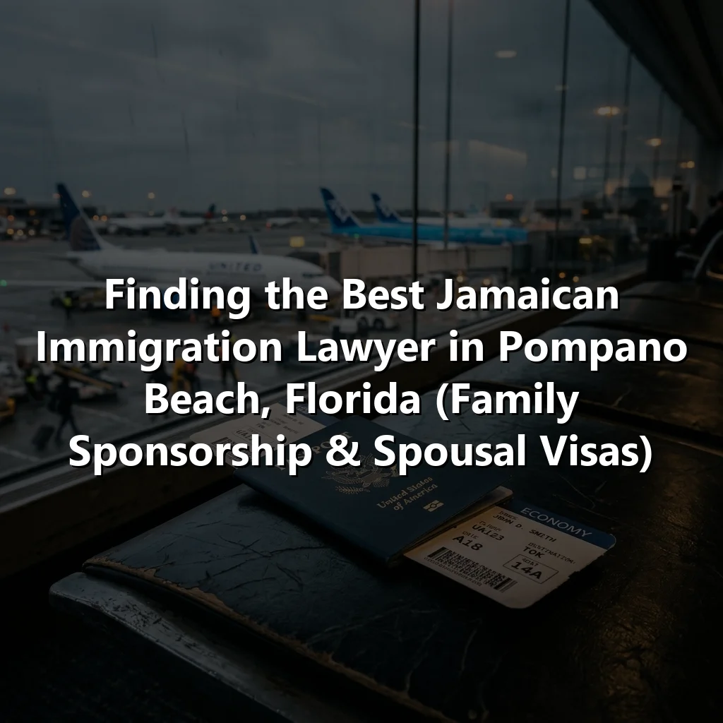 Finding the Best Jamaican Immigration Lawyer in Pompano Beach, Florida (Family Sponsorship & Spousal Visas)