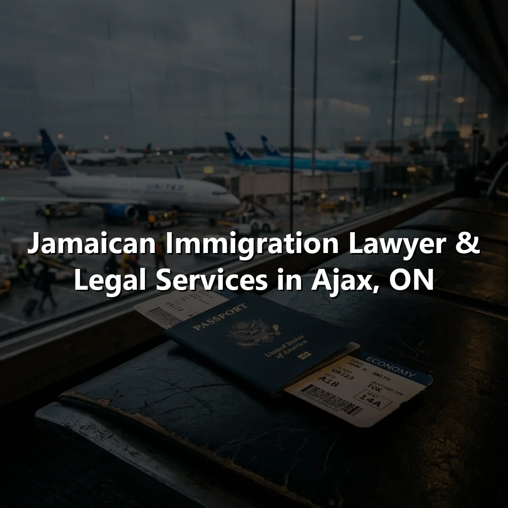 Jamaican Immigration Lawyer & Legal Services in Ajax, ON