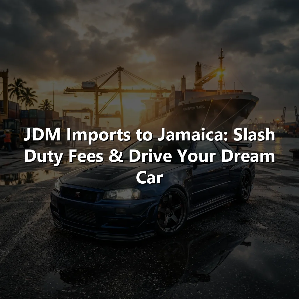 JDM Imports to Jamaica: Slash Duty Fees & Drive Your Dream Car