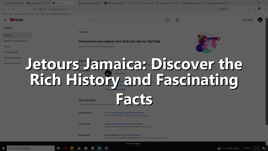 Jetours Jamaica: Discover the Rich History and Fascinating Facts