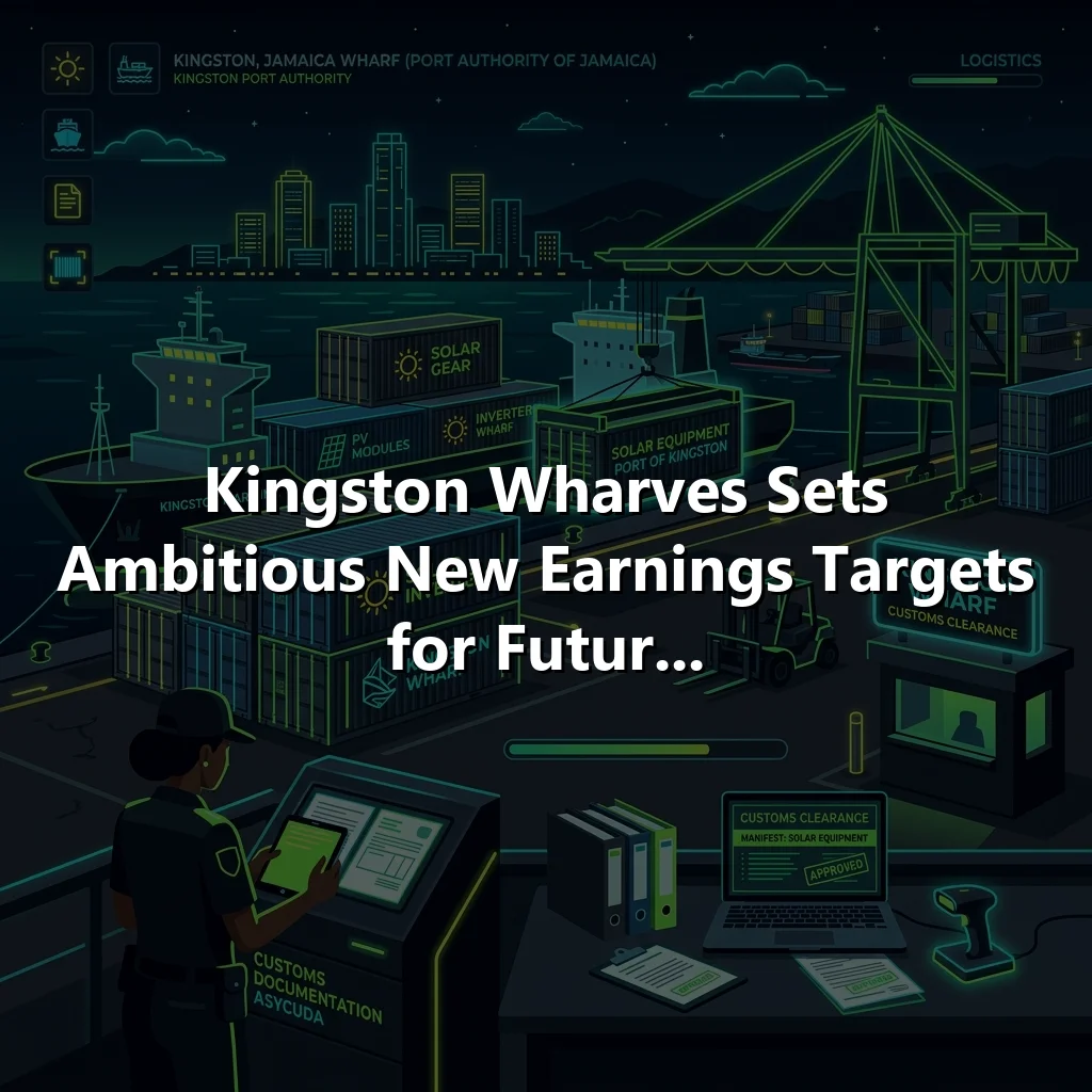 Kingston Wharves Sets Ambitious New Earnings Targets for Futur...