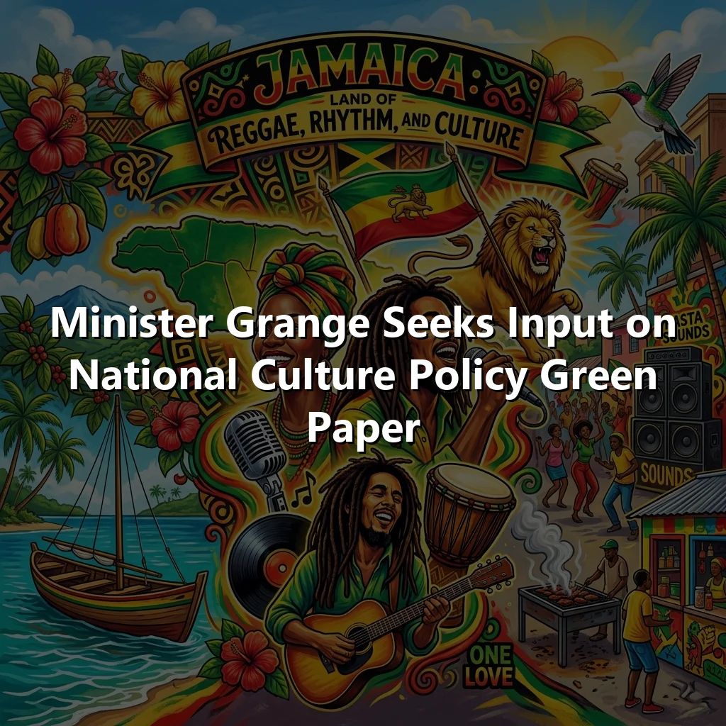 Minister Grange Seeks Input on National Culture Policy Green Paper