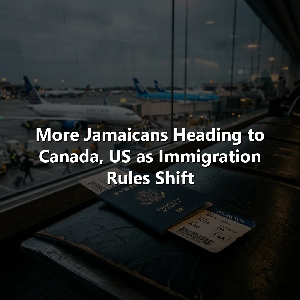 More Jamaicans Heading to Canada, US as Immigration Rules Shift