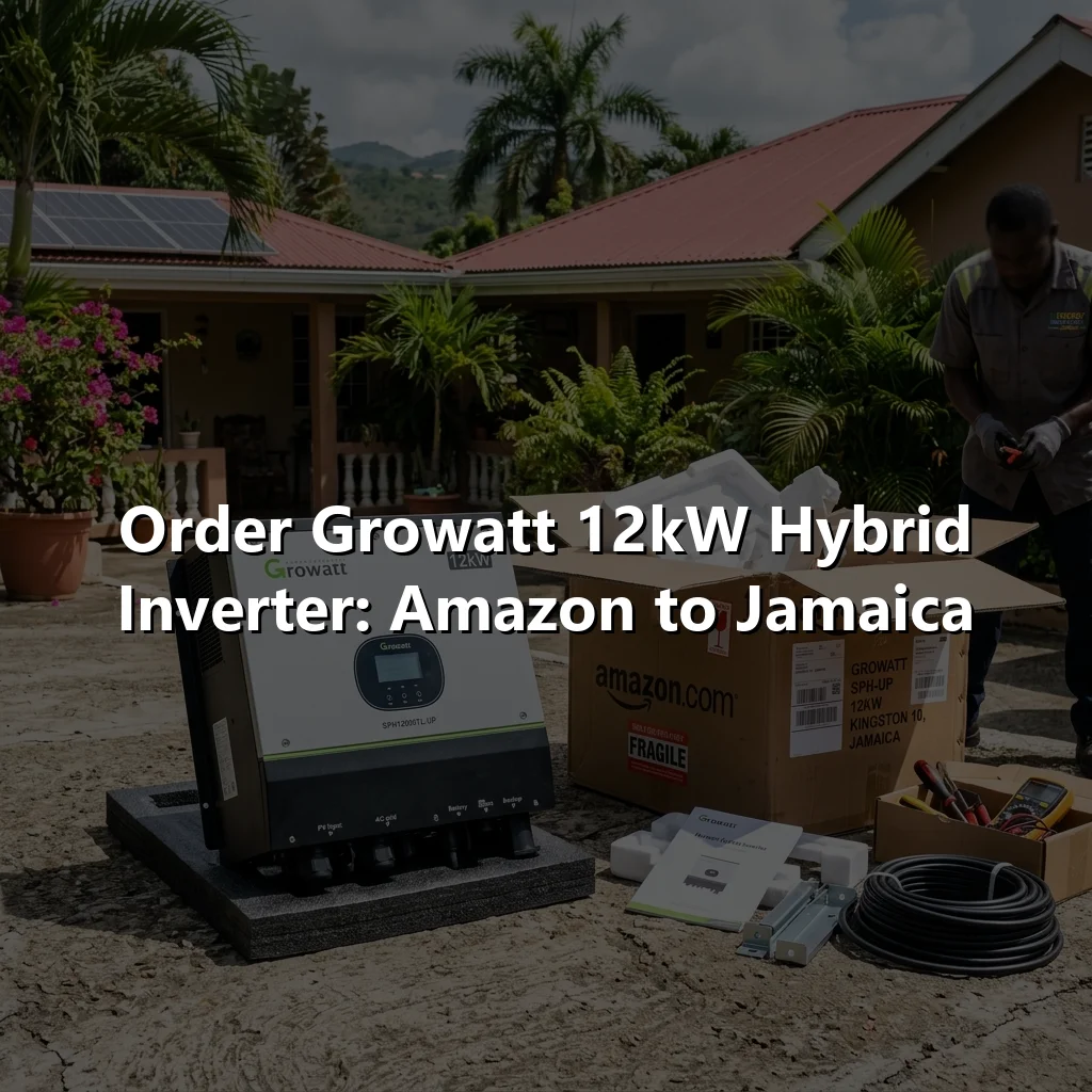 Order Growatt 12kW Hybrid Inverter: Amazon to Jamaica