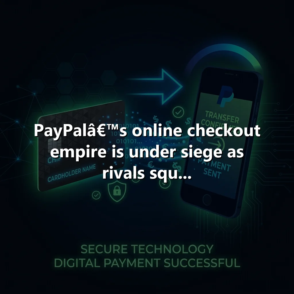 PayPalâ€™s online checkout empire is under siege as rivals squ...