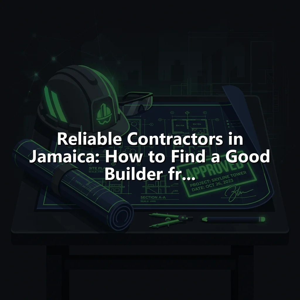 Reliable Contractors in Jamaica: How to Find a Good Builder fr...