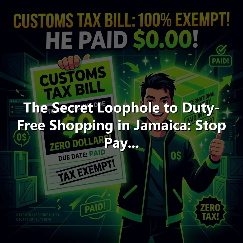 The Secret Loophole to Duty-Free Shopping in Jamaica: Stop Pay...
