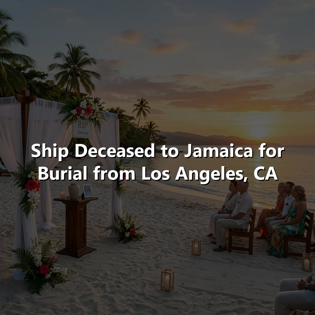 Ship Deceased to Jamaica for Burial from Los Angeles, CA