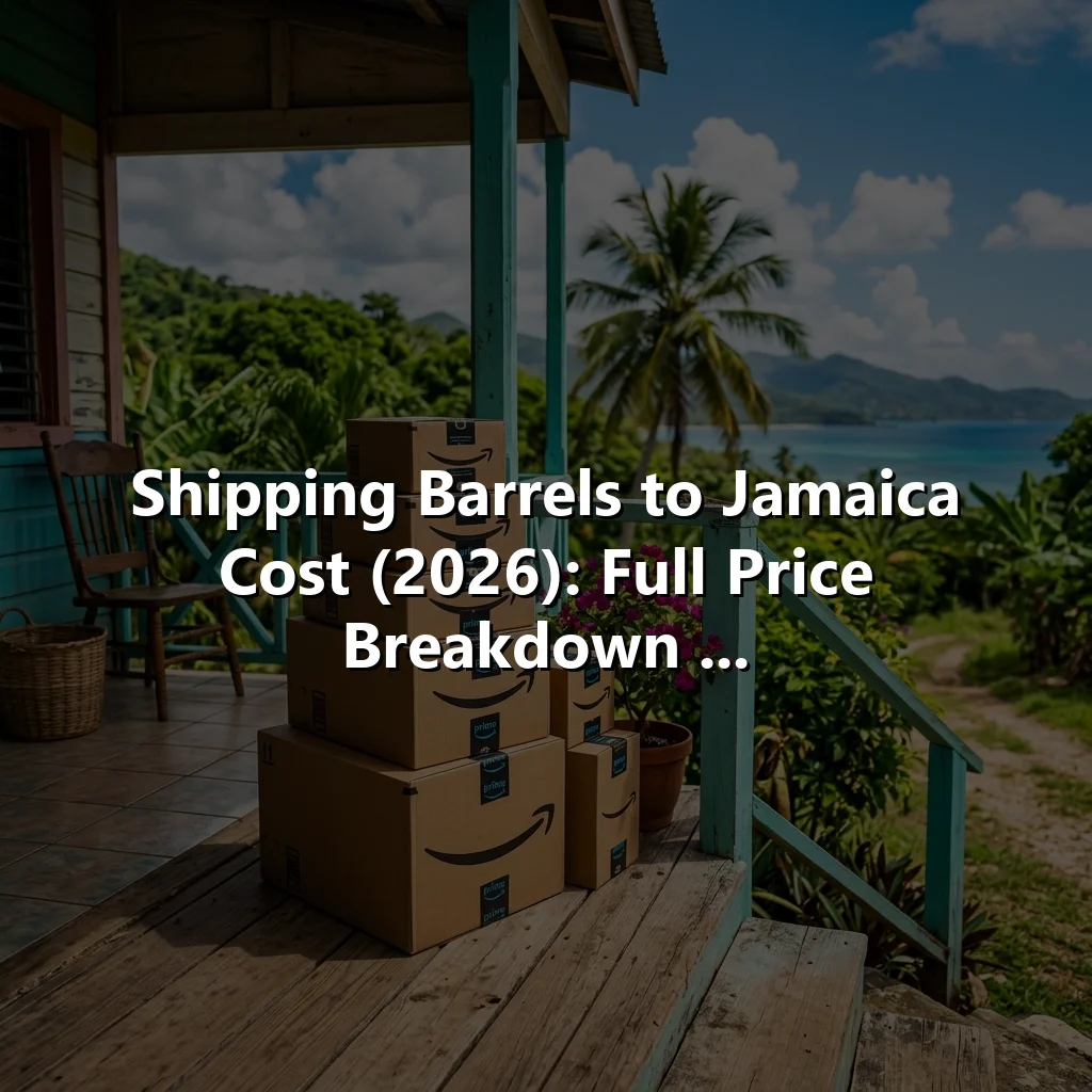 Shipping Barrels to Jamaica Cost (2026): Full Price Breakdown ...
