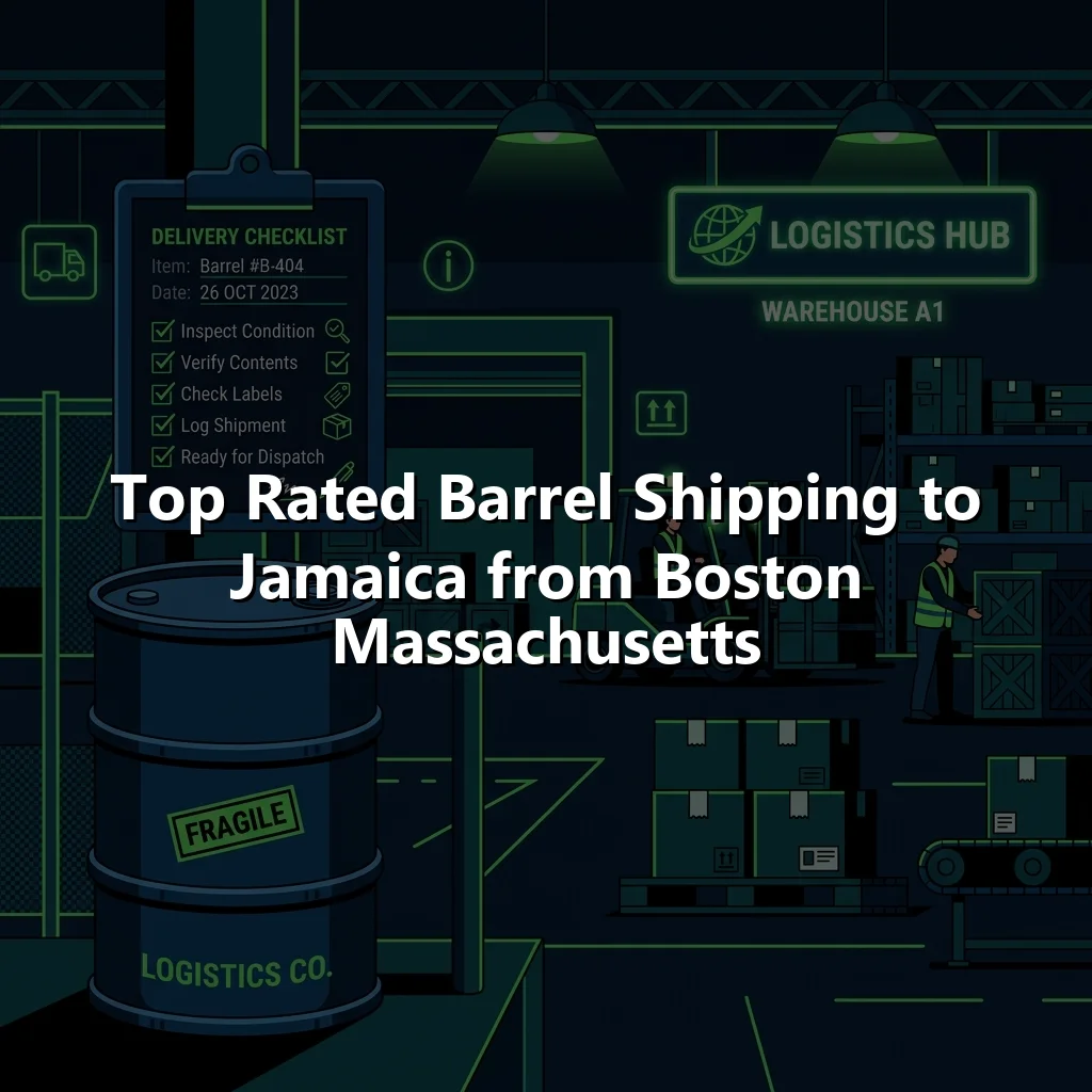 Top Rated Barrel Shipping to Jamaica from Boston Massachusetts
