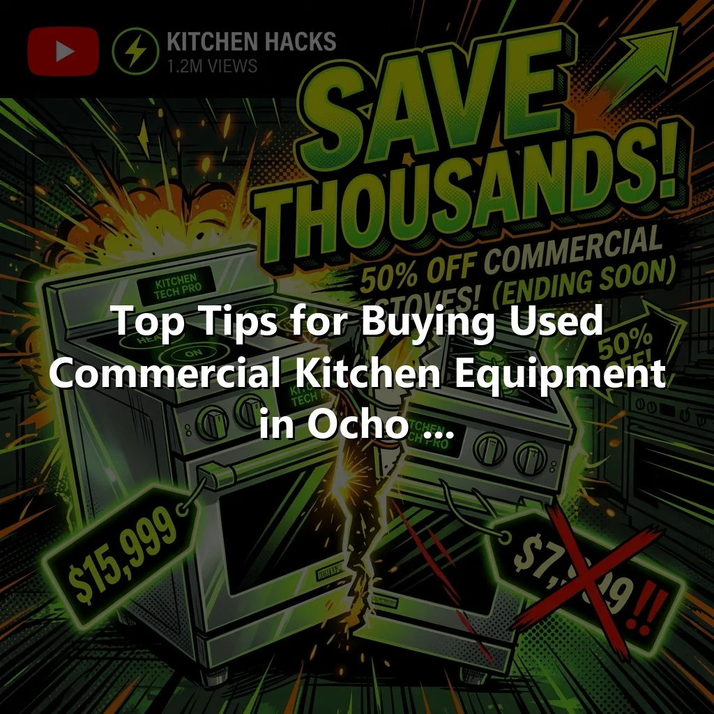 Top Tips for Buying Used Commercial Kitchen Equipment in Ocho ...