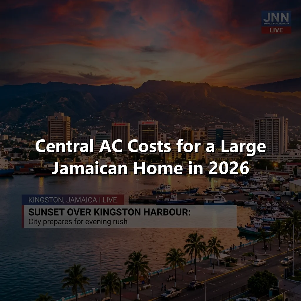 Central AC Costs for a Large Jamaican Home in 2026