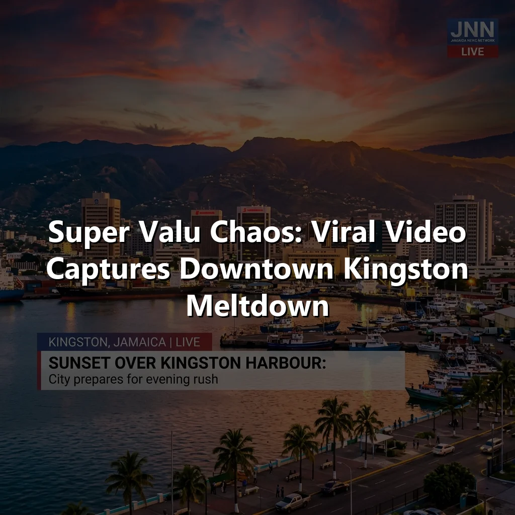 Super Valu Chaos: Viral Video Captures Downtown Kingston Meltdown